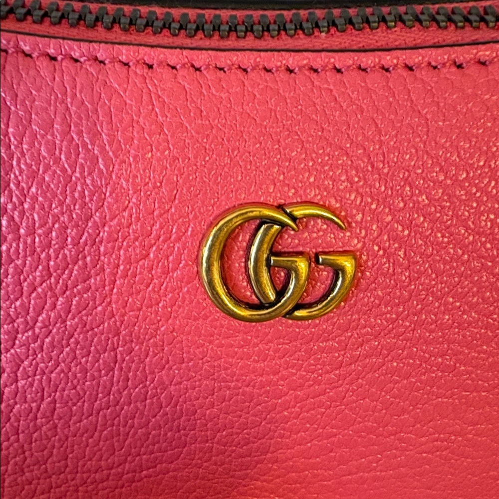 SOLD* The Gucci Aphrodite Small Grained-leather Shoulder Bag - Picture 5 of 14